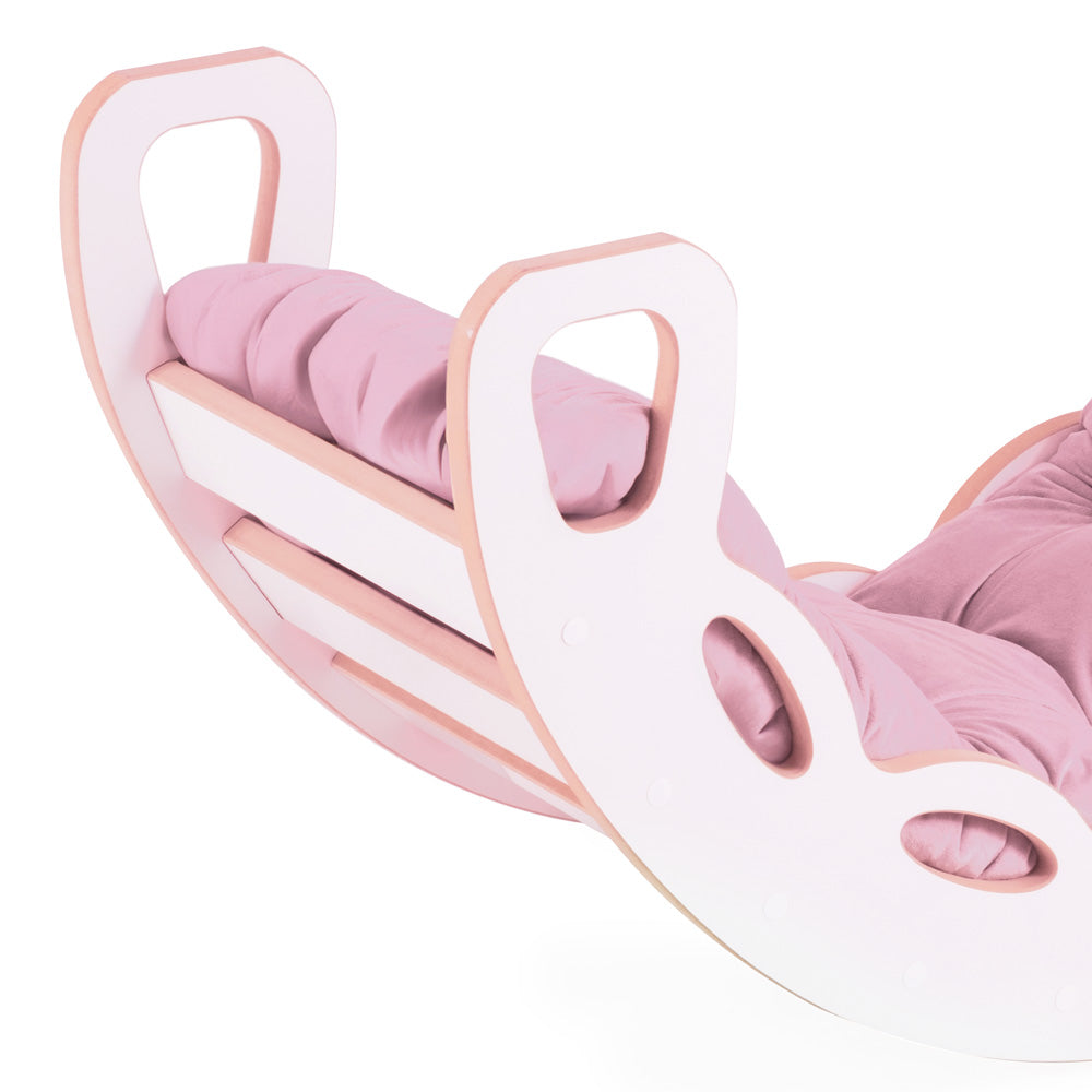 Supynės Plush Nest, rožinė, velvetas, 4in1