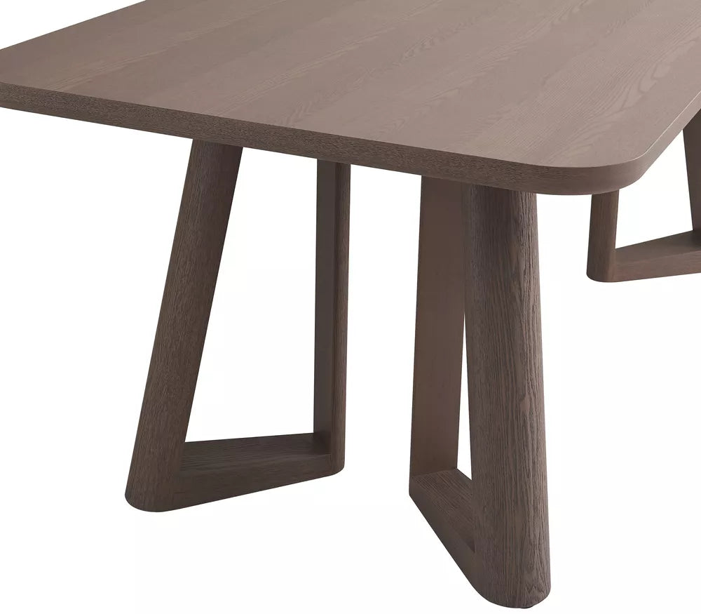 Valgomasis stalas Alisser 200x100 cm, riešuto lukšto fanera