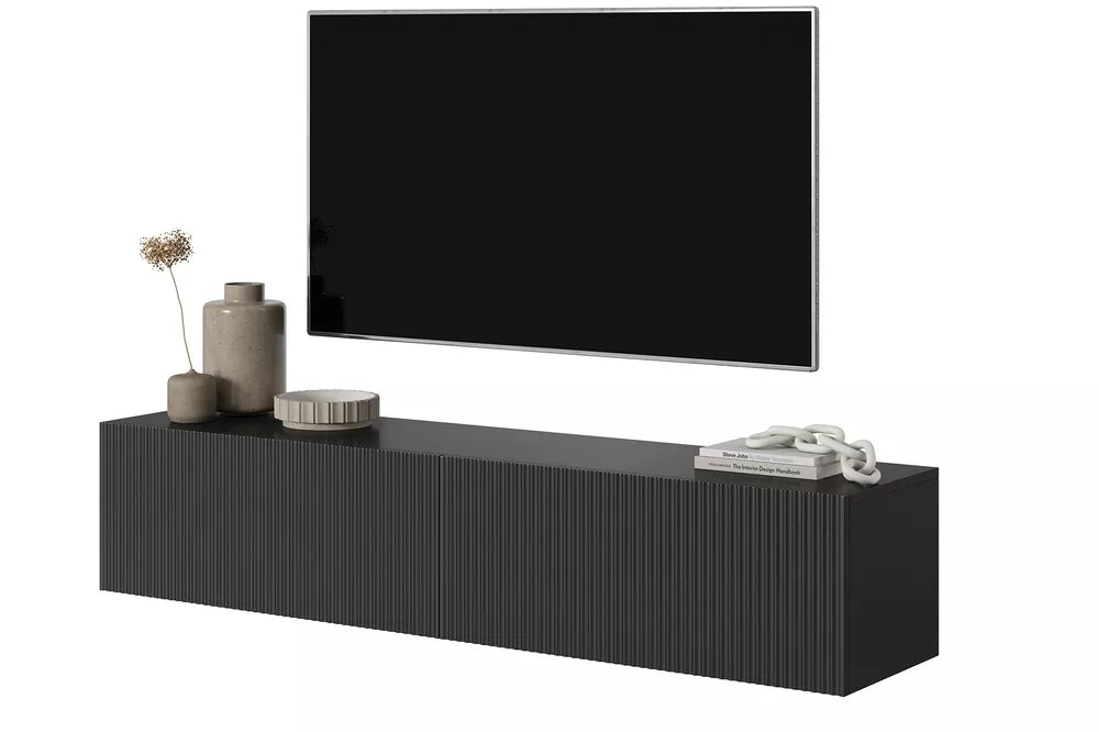 TV spintelė Veldio, juoda