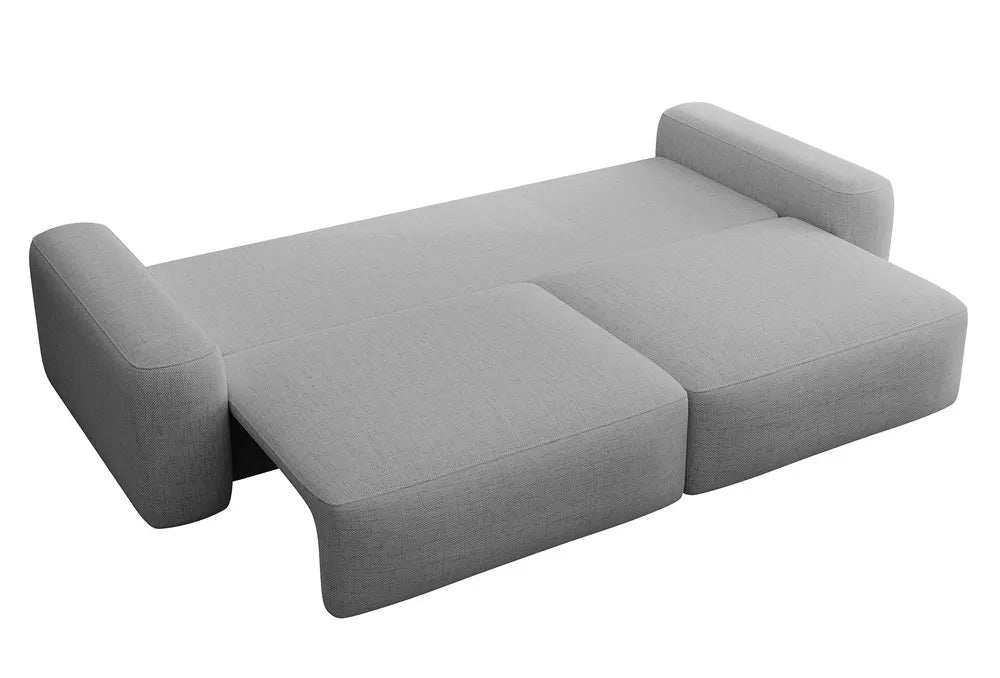 Trivietė sofa Carnos, pilka
