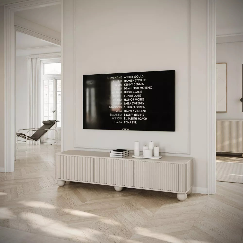 TV spintelė Arvello, smėlinė