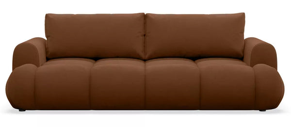 Trivietė išskleidžiama sofa Savoy, vario spalvos