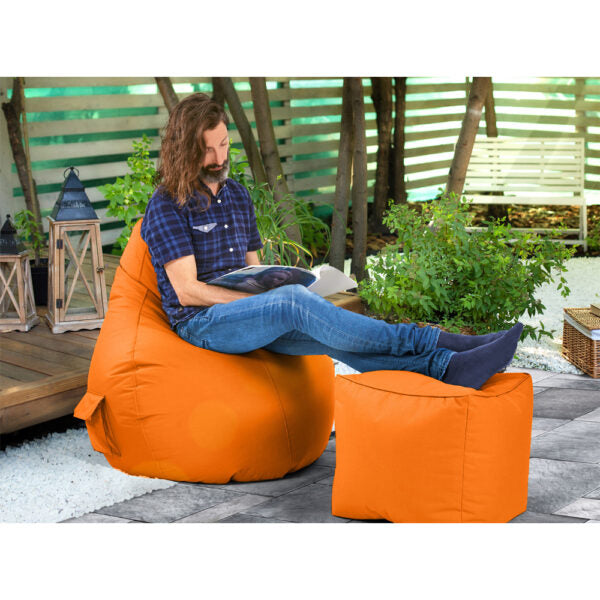 Lauko Sėdmaišių Komplektas Cozy ir Cube Orange