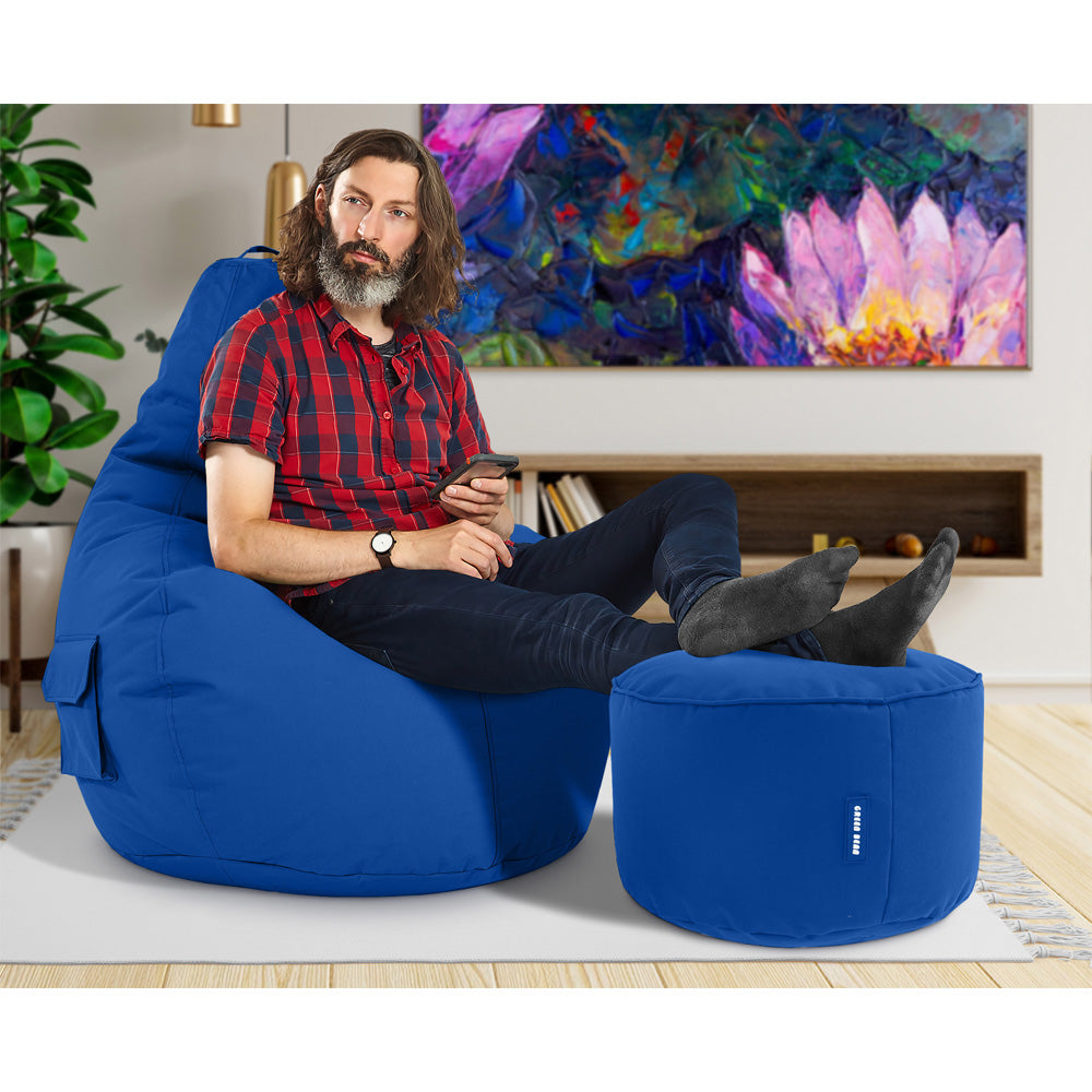 Lauko Sėdmaišių Komplektas Cozy ir Stay Blue