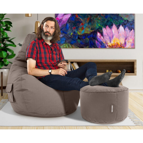 Lauko Sėdmaišių Komplektas Cozy ir Stay Khaki