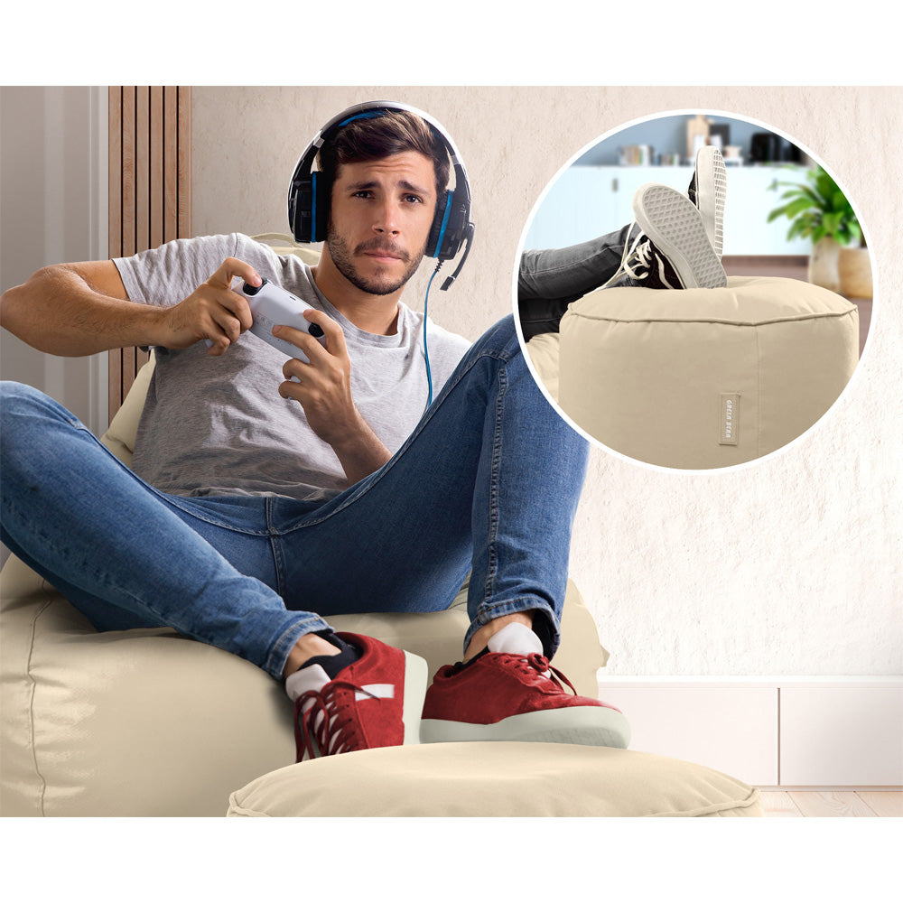 Lauko Sėdmaišių Komplektas Cozy ir Stay Beige
