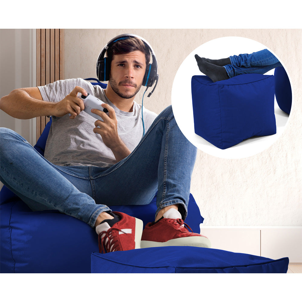 Lauko Sėdmaišių Komplektas Cozy ir Cube Blue