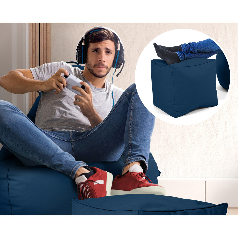 Lauko Sėdmaišių Komplektas Cozy ir Cube Dark Blue