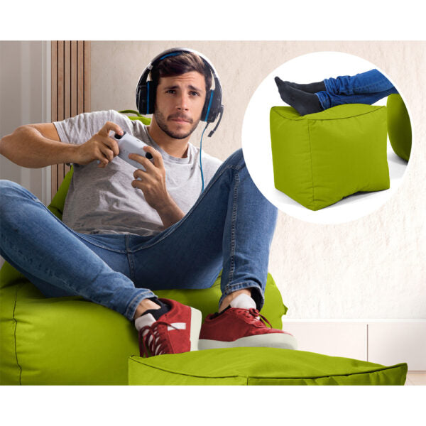 Lauko Sėdmaišių Komplektas Cozy ir Cube Green