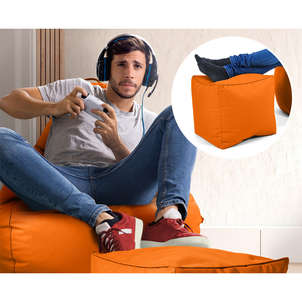 Lauko Sėdmaišių Komplektas Cozy ir Cube Orange