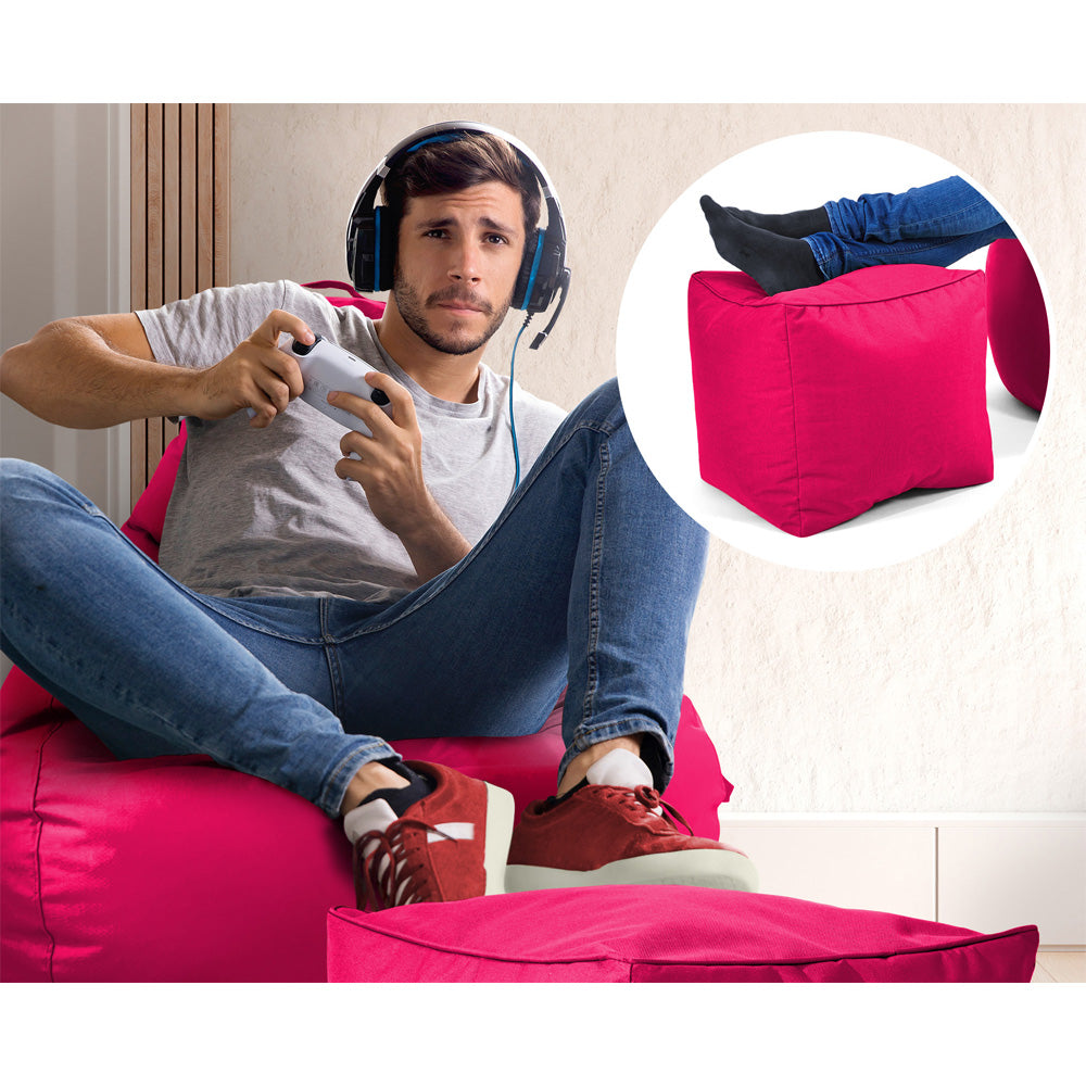 Lauko Sėdmaišių Komplektas Cozy ir Cube Pink