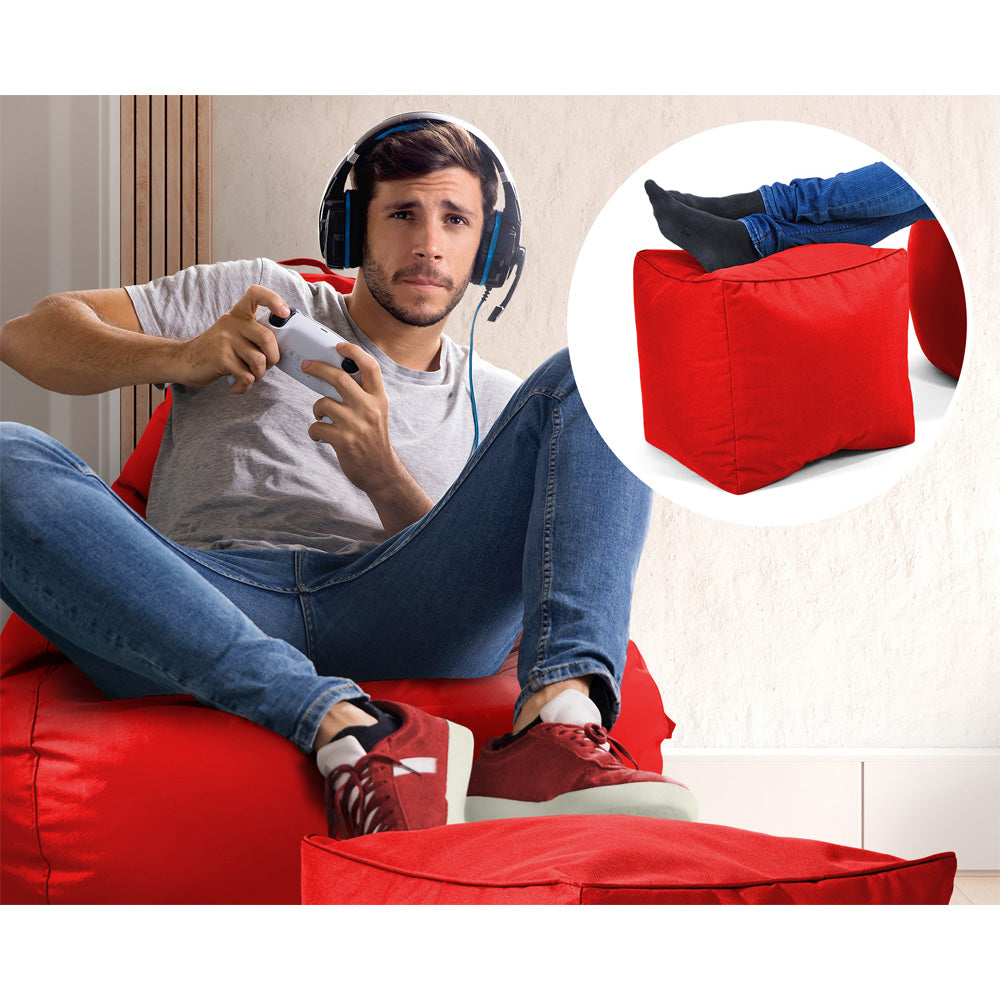 Sėdmaišių Komplektas Cozy ir Cube Red