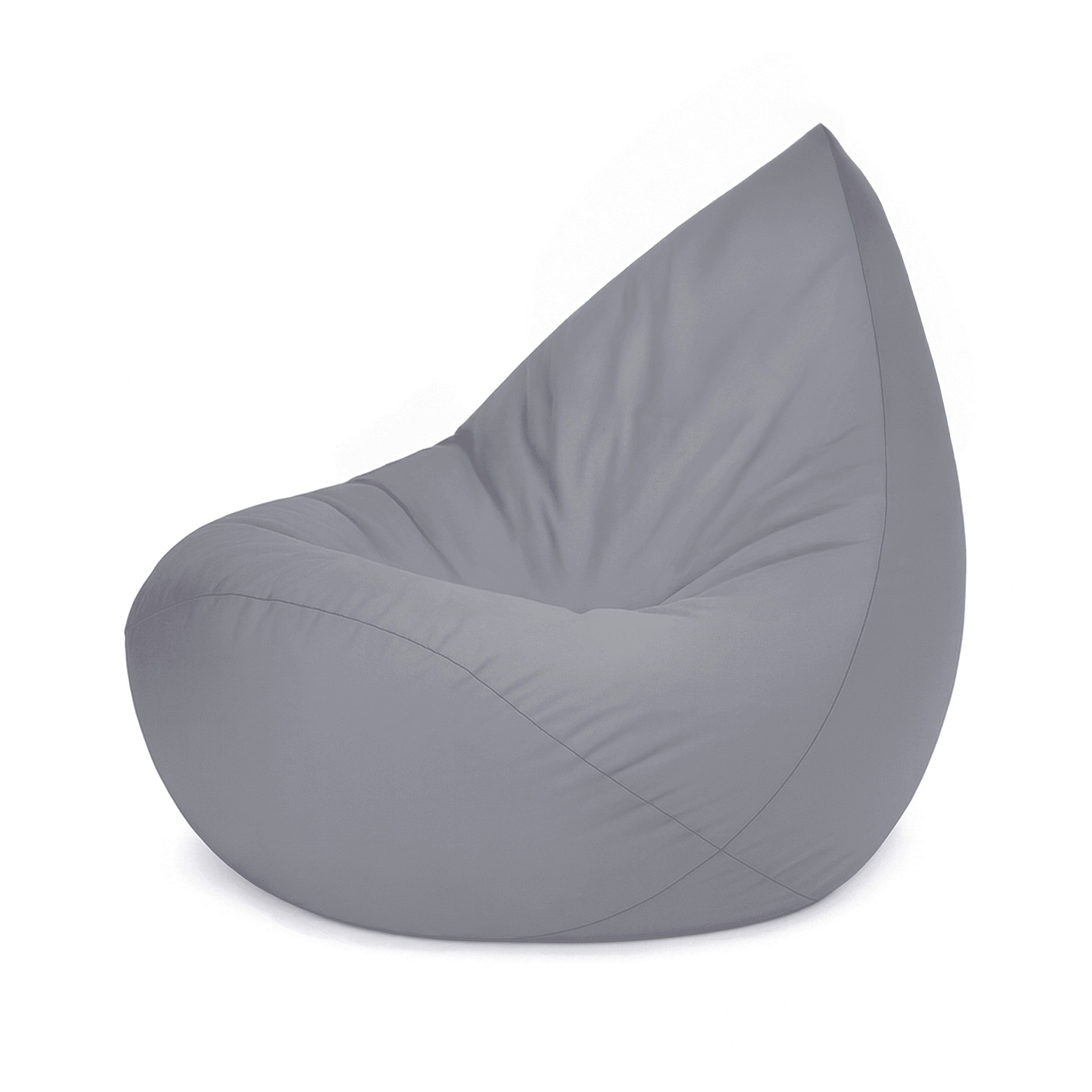 Sėdmaišis Plush Nest, pilka, lauko, atsparus vandeniui