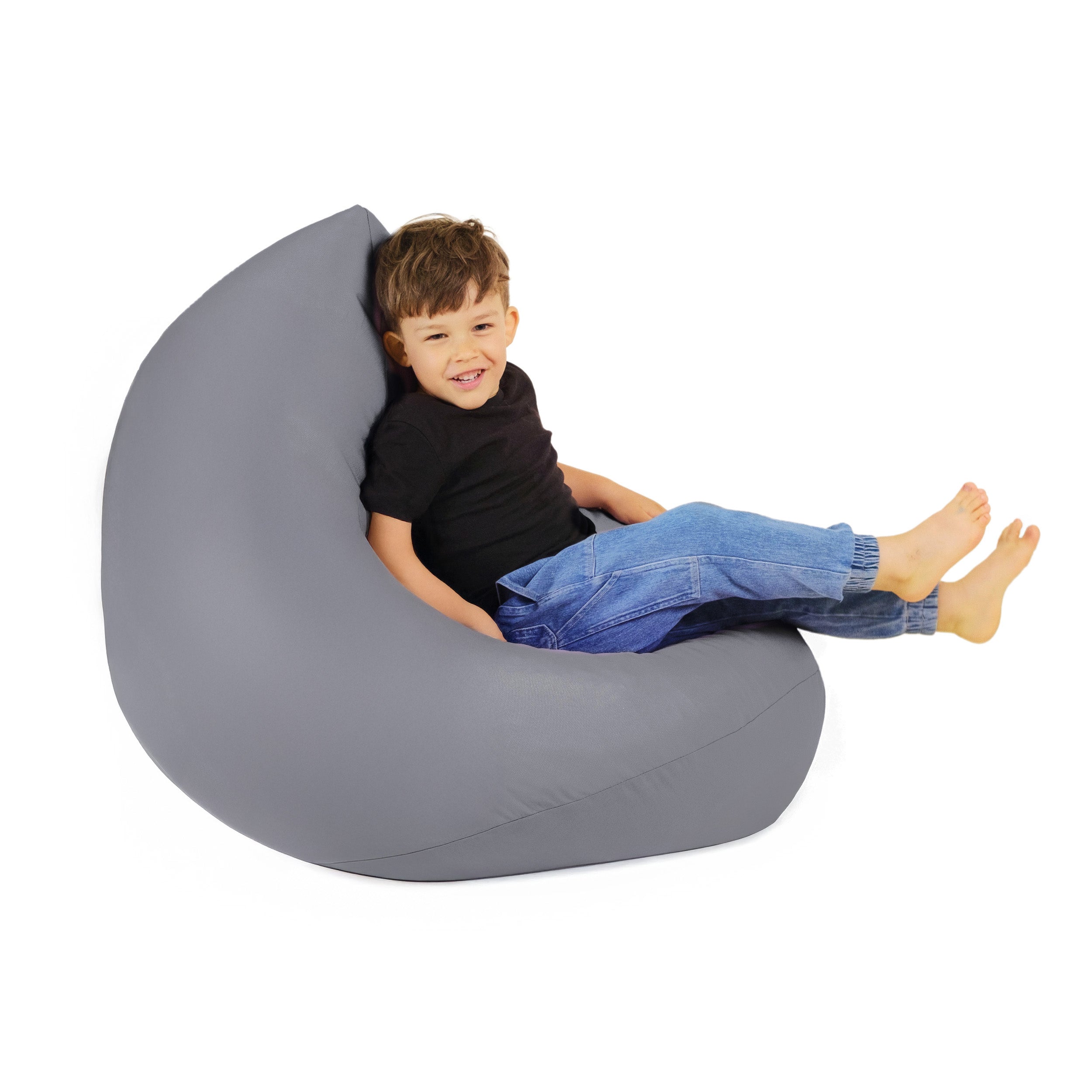 Sėdmaišis Plush Nest, pilka, lauko, atsparus vandeniui