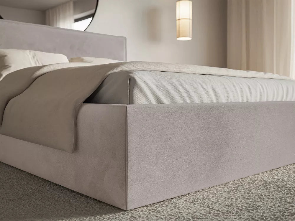 Lova Softie Slim, pilkai ruda, 160x200 cm