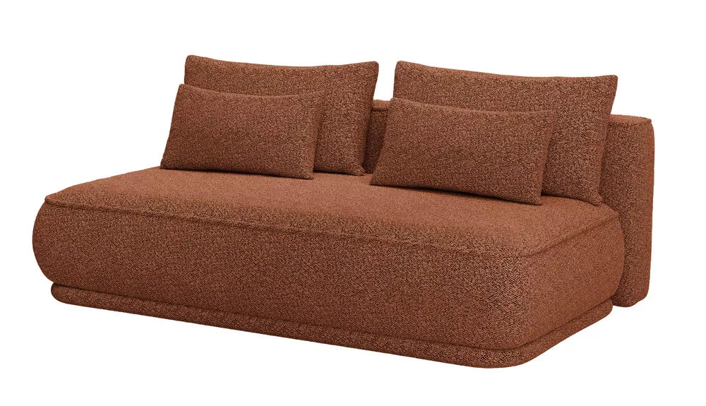 Trivietė sofa Leanno, vario spalvos