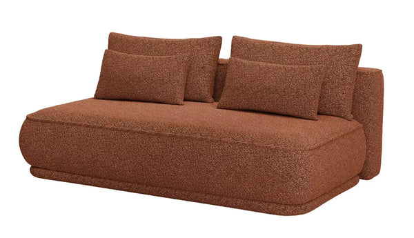Trivietė sofa Leanno, vario spalvos