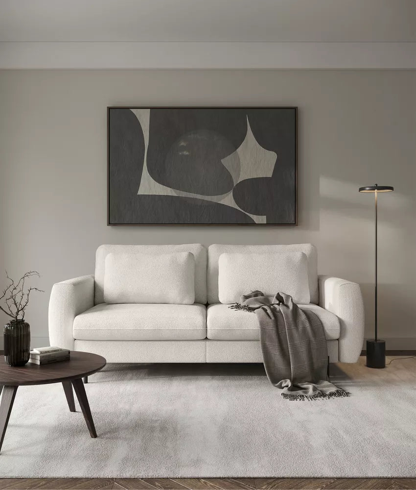 Trijų vietų sofa Rane, kreminė