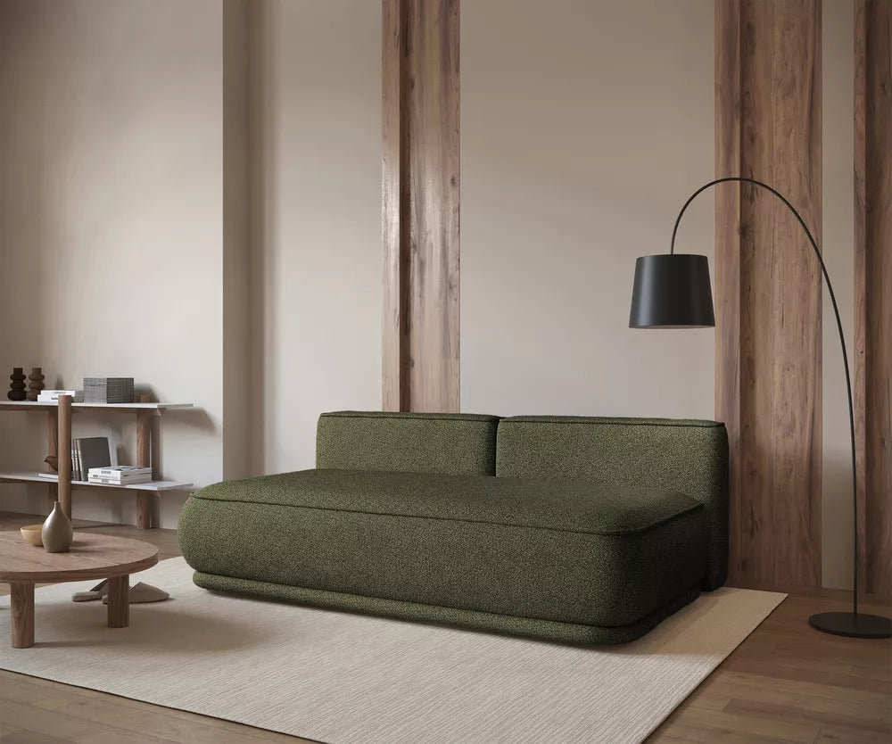 Trivietė sofa Leanno, alyvuogių spalva