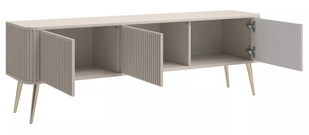 TV spintelė Ovarlo, smėlinė