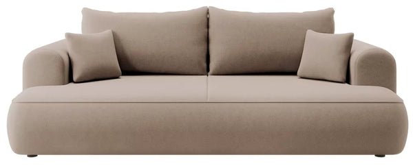Trivietė sofa Ovo, smėlinė