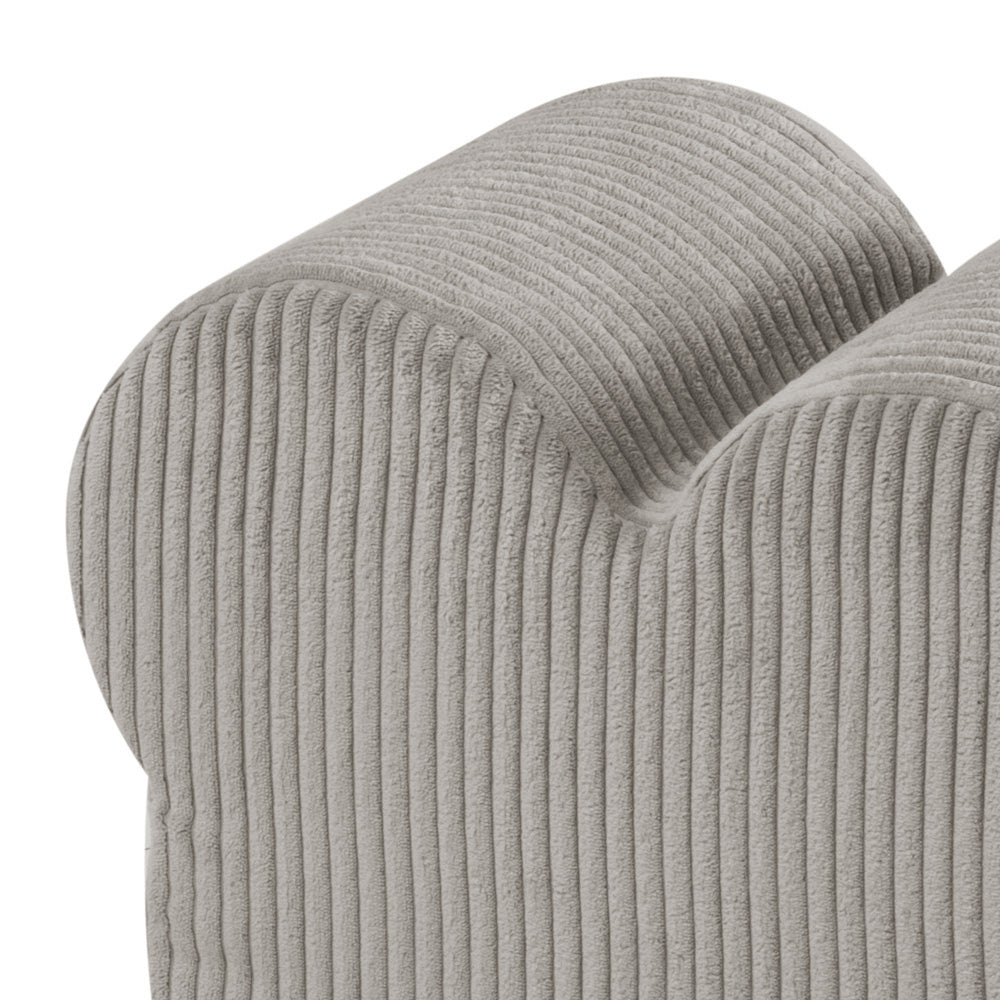 Pufas Meškiukas Plush Nest 46×25 cm, smėlio, premium velvetas