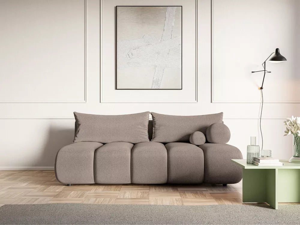 Trivietė sofa Dandelino Mini, smėlinė