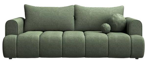 Trivietė sofa Dandelino, žalia