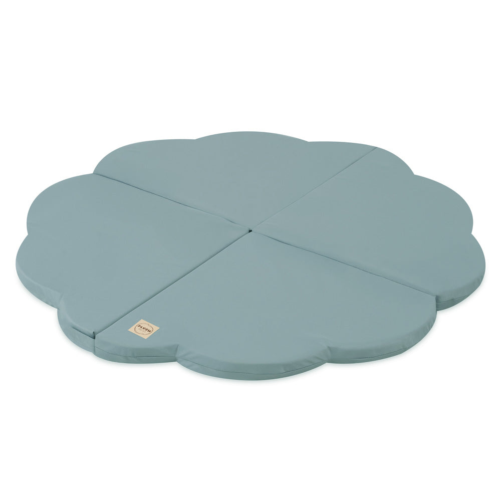 Gėlės formos kilimėlis Plush Nest 115×115×5 cm, žalia, lauko, atsparus vandeniui