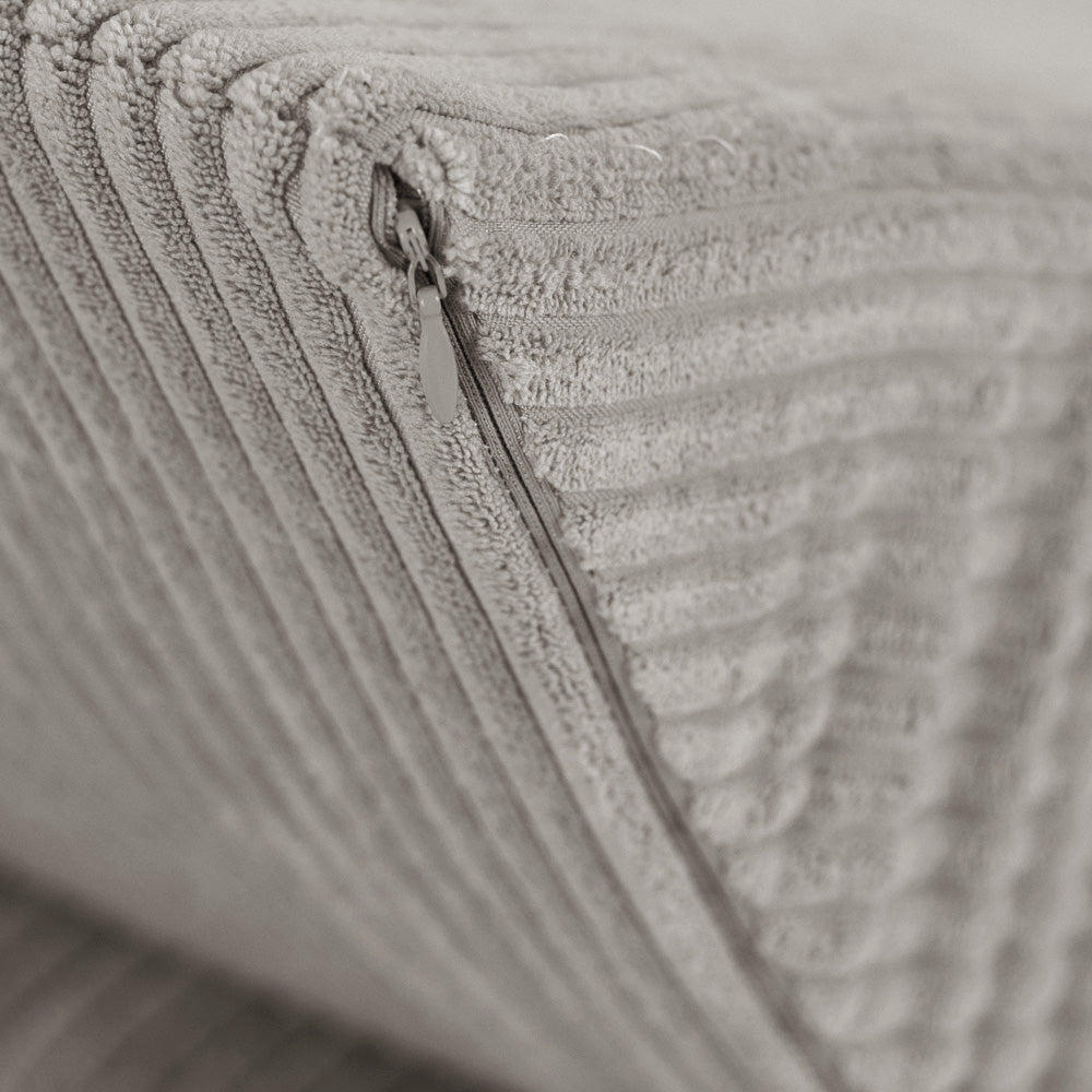 Išskleidžiamas Šezlongas Plush Nest 145×35×45 cm, smėlio, velvetas