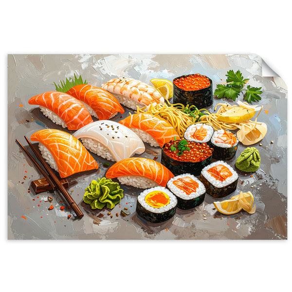 Lipni plakatas, Sushi maistas