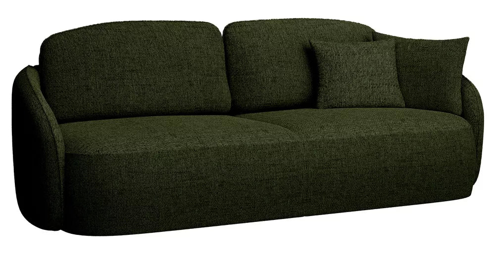 Trivietė sofa Savoy, alyvuogių spalvos