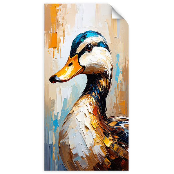Lipni plakatas, Spalvingų Duck aliejinių dažų efektas