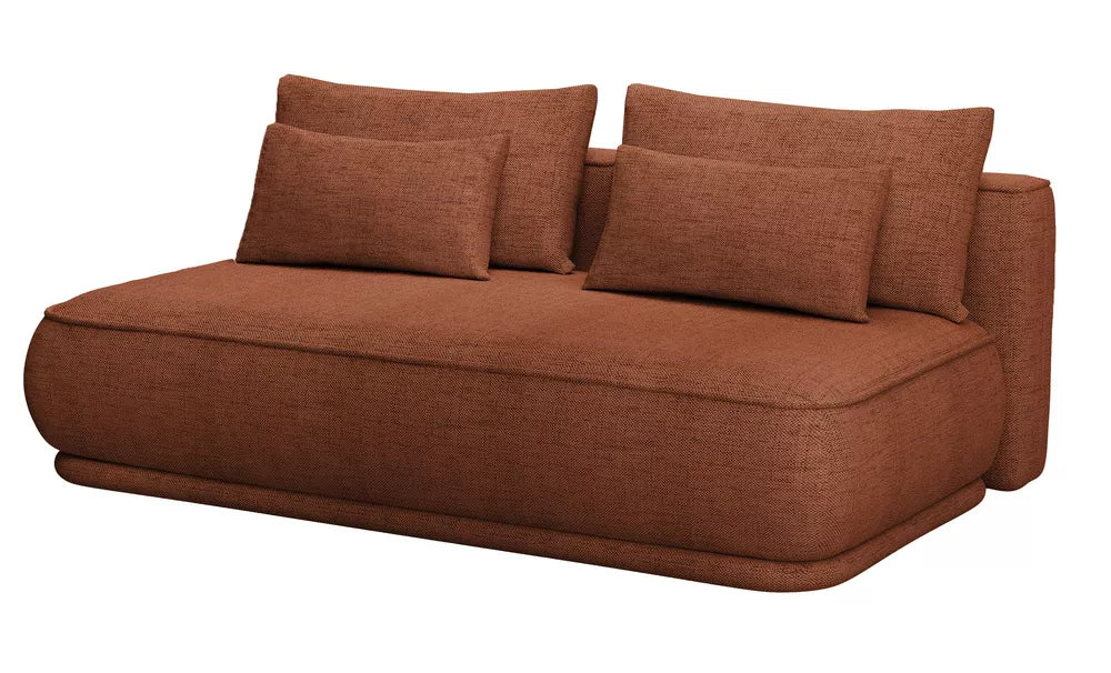 Trijų vietų sofa-lova Leanno, vario spalvos