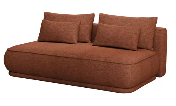 Trijų vietų sofa-lova Leanno, vario spalvos