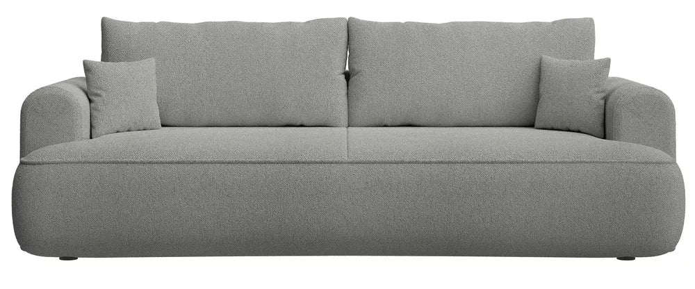 Trivietė sofa-lova Ovo, pilka