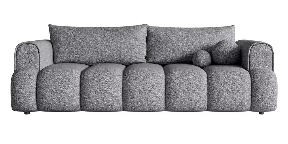 Trivietė sofa Dandelino, pilka