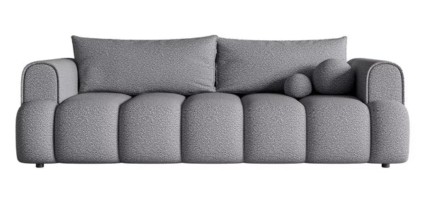 Trivietė sofa Dandelino, pilka