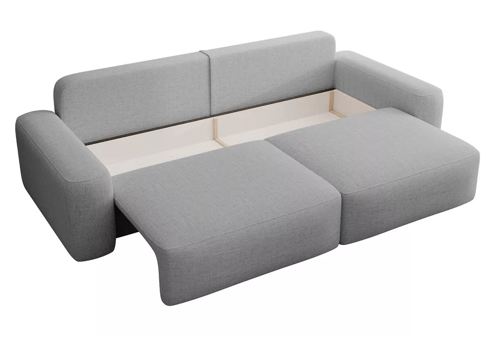 Trivietė sofa Carnos, pilka