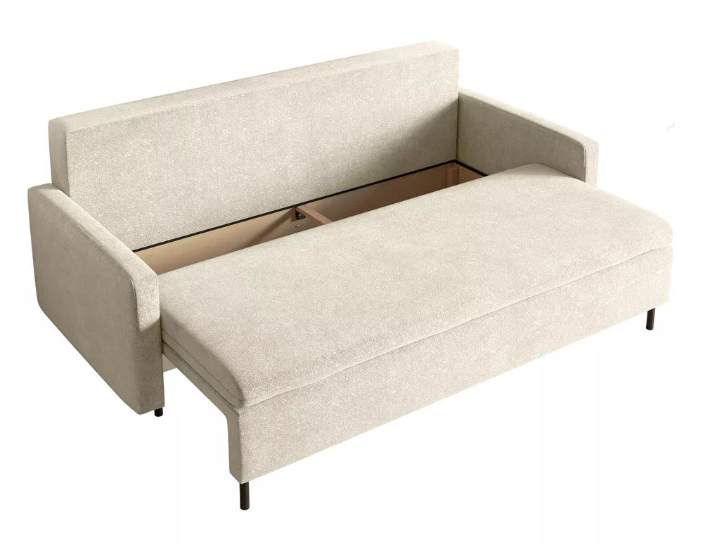 Trivietė sofa Umpro, kreminė