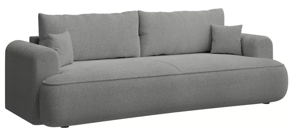 Trivietė sofa-lova Ovo, pilka