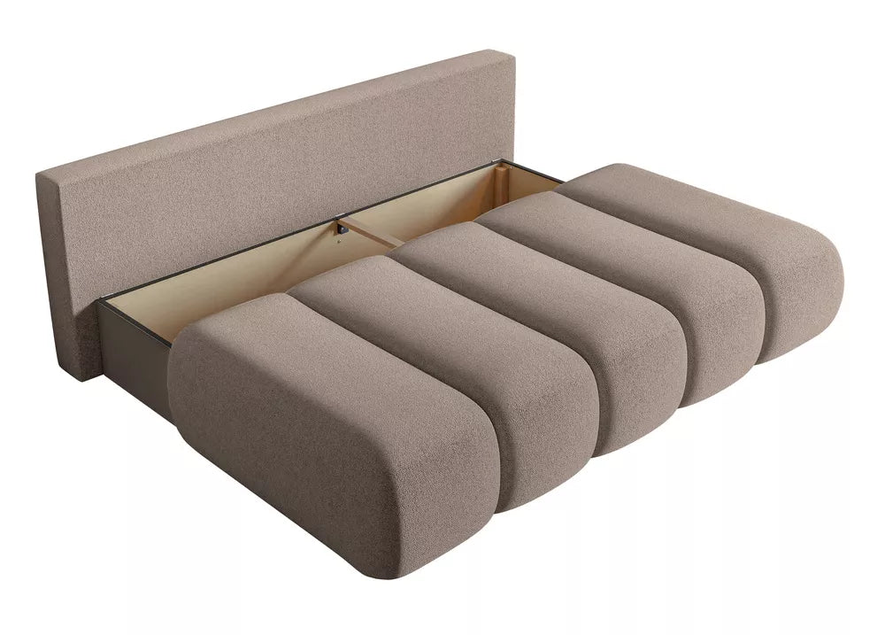 Trivietė sofa Dandelino Mini, smėlinė