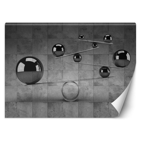 Fototapetai, Betono sferos Optinis sidabro 3D efektas