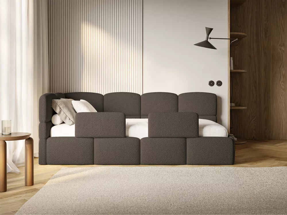 Jaunimo lova Cloudy, ruda, 90x200 cm
