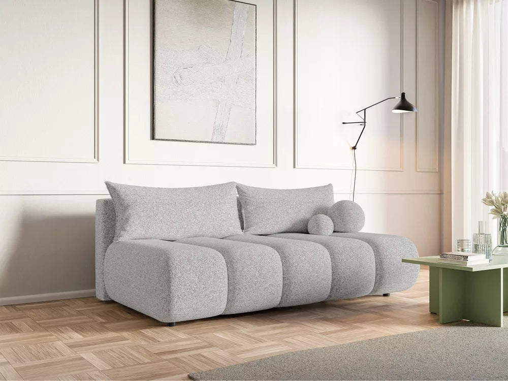 Tritvietė sofa Dandelino Mini, šviesiai pilka