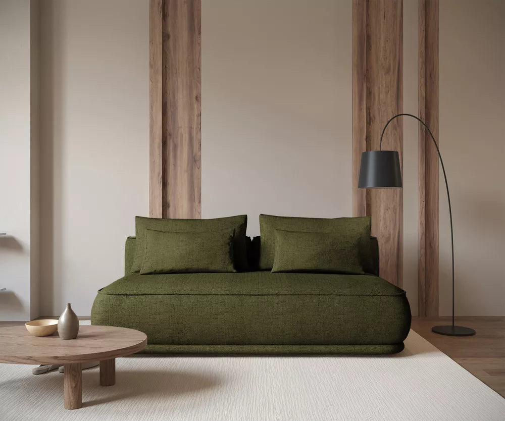 Trijų vietų sofa-lova Leanno, alyvinė
