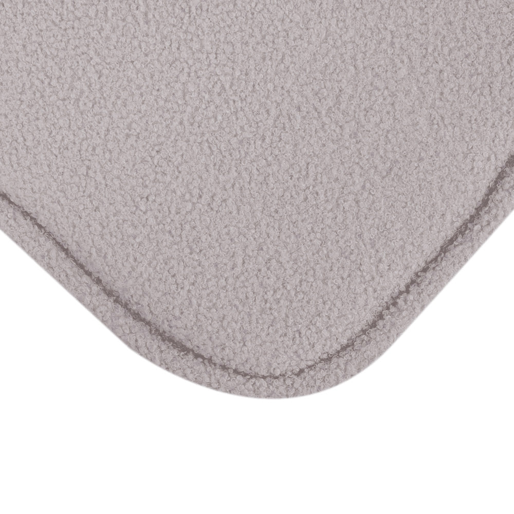 Krėslas Plush Nest 150×60×25 cm, pilka, avikailio efekto