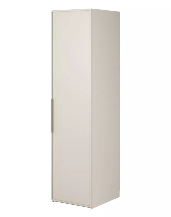 Vienų durų spinta Frame, pilkai smėlinė