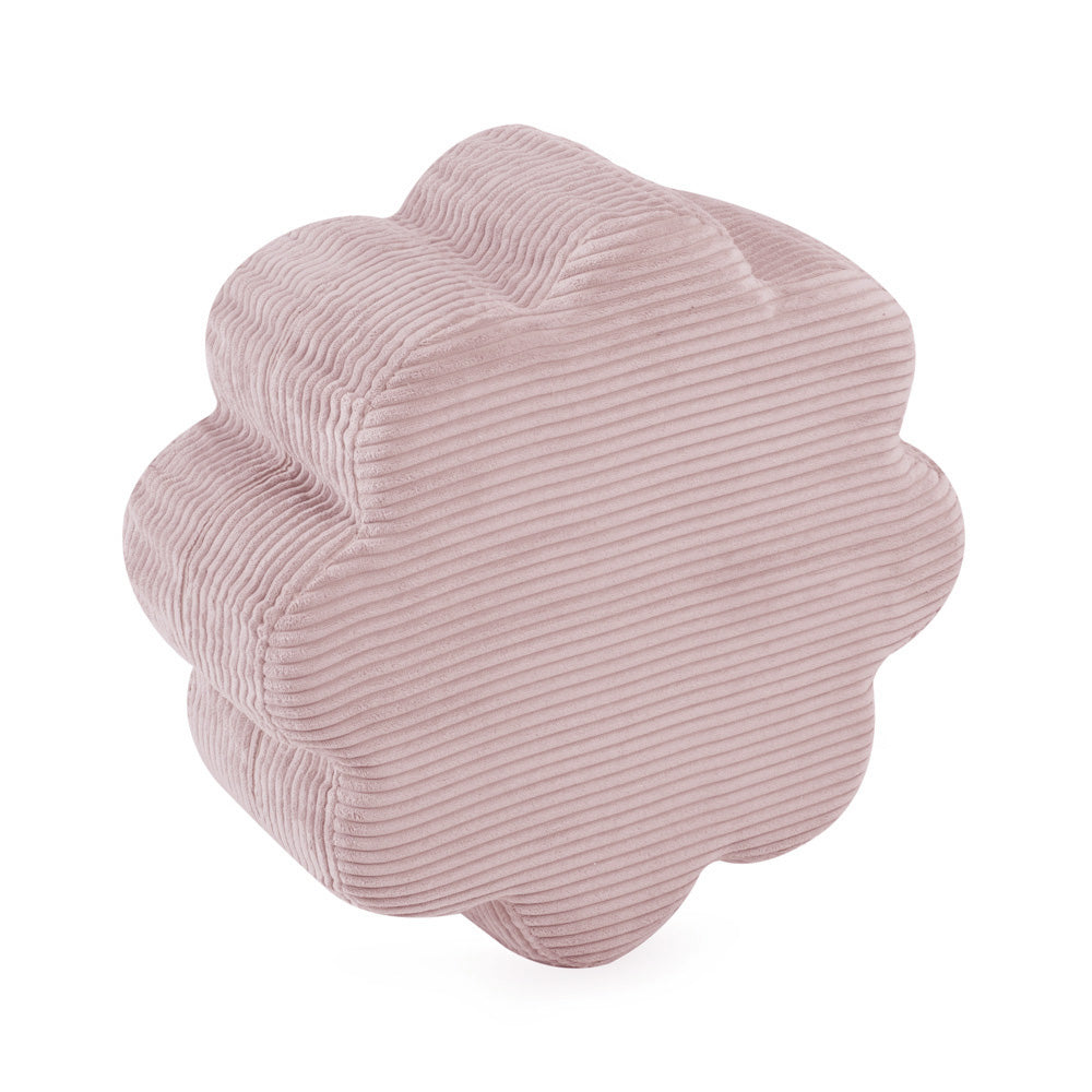 Pufas Gėlė Plush Nest 54×25 cm, šviesiai rožinė, premium velvetas