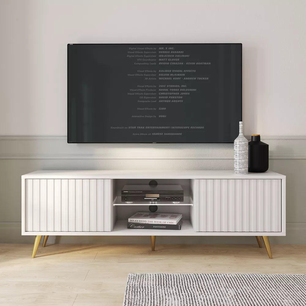 TV spintelė Bello, balta